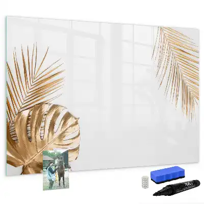 Magnetisk rittavla med motiv av exotiska blad
