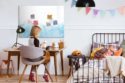 Magnetisk rittavla med målade stänk