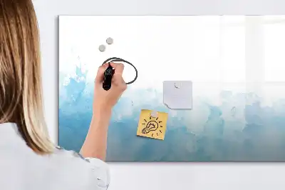 Magnetisk rittavla med målade stänk