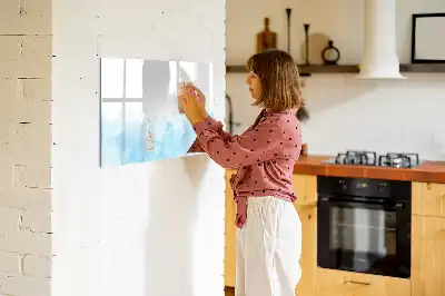 Magnetisk rittavla med målade stänk
