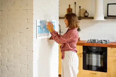Magnetisk rittavla med kontinentkartor