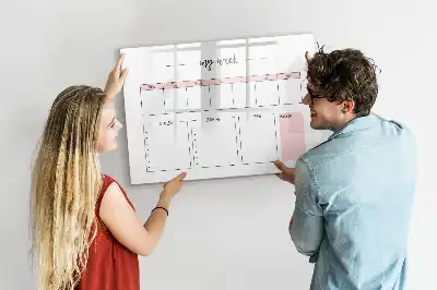 Magnetisk rittavla min veckoplanerare