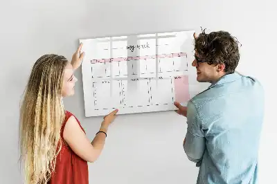 Magnetisk rittavla min veckoplanerare