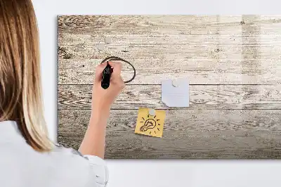 Magnetisk tavla med penna av trä
