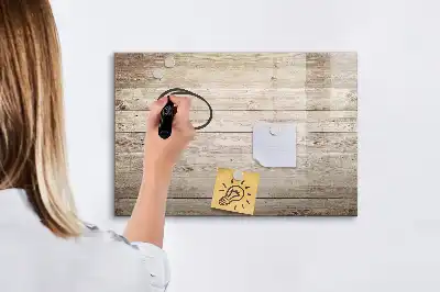 Magnetisk tavla med penna av trä