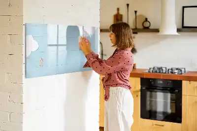 Magnetisk rittavla svart tavla för barn