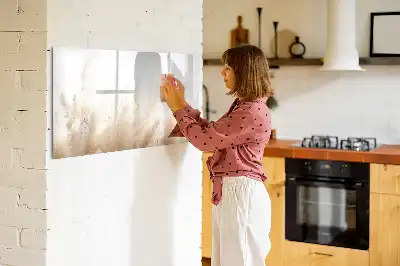 Magnetisk tavla med penna med träåderabstraktion
