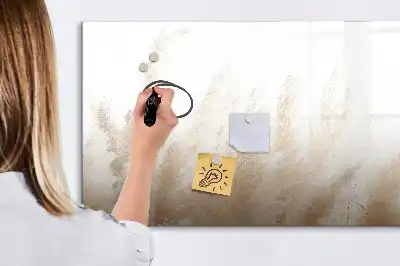 Magnetisk tavla med penna med träåderabstraktion