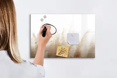 Magnetisk tavla med penna med träåderabstraktion