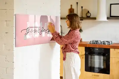Magnetisk rittavla med texten Älska dig själv