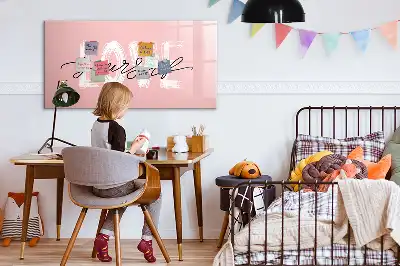 Magnetisk rittavla med texten Älska dig själv