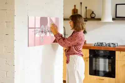 Magnetisk rittavla med texten Älska dig själv