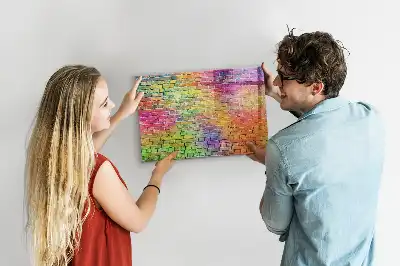 Magnetisk tavla med penna målad vägg
