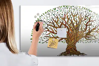 Magnetisk rittavla trädrot
