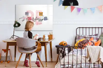 Magnetisk tavla med penna med texten Var dig själv
