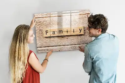 Magnetisk rittavla för familjeanteckningar
