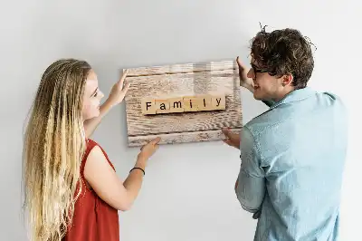 Magnetisk rittavla för familjeanteckningar