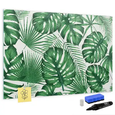 Magnetisk tavla Monstera med penna