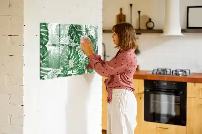 Magnetisk tavla Monstera med penna