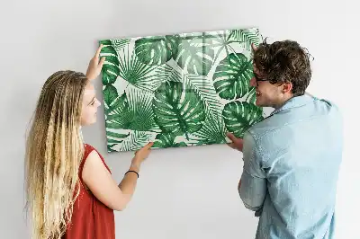 Magnetisk tavla Monstera med penna