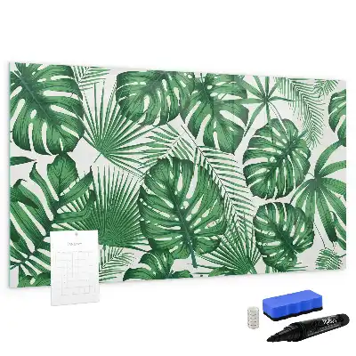 Magnetisk tavla Monstera med penna