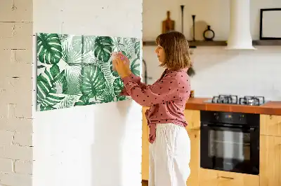 Magnetisk tavla Monstera med penna