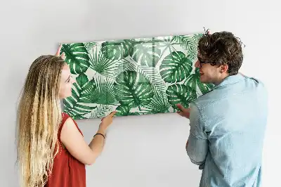 Magnetisk tavla Monstera med penna