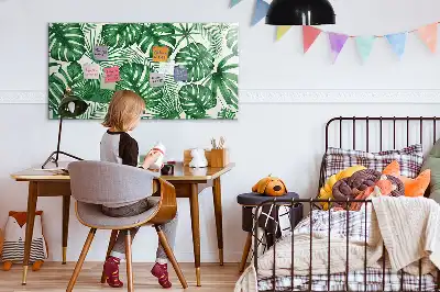 Magnetisk tavla Monstera med penna