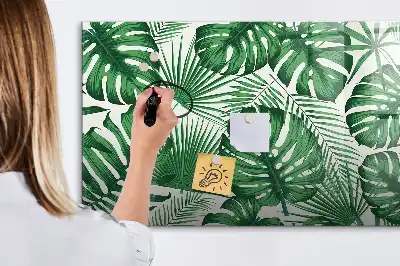 Magnetisk tavla Monstera med penna