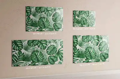 Magnetisk tavla Monstera med penna