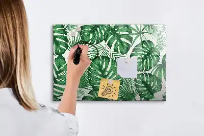 Magnetisk tavla Monstera med penna