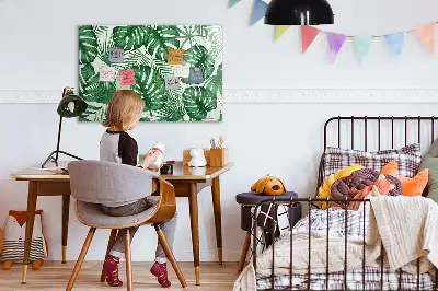 Magnetisk tavla Monstera med penna