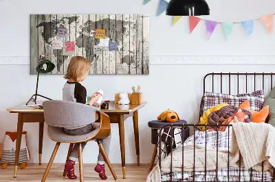 Magnetisk rittavla världskarta