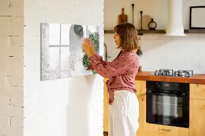 Magnetisk rittavla dekorativa växter
