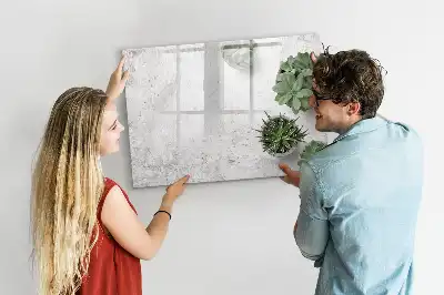 Magnetisk rittavla dekorativa växter