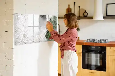 Magnetisk rittavla dekorativa växter