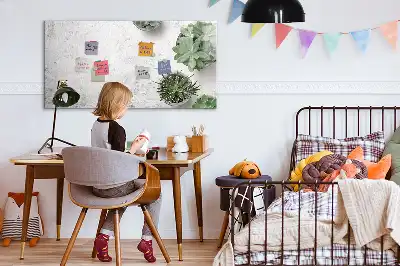 Magnetisk rittavla dekorativa växter