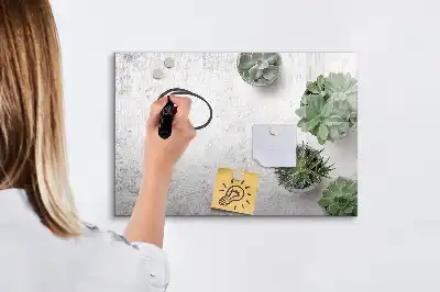 Magnetisk rittavla dekorativa växter