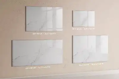 Magnetisk tavla med penna dekorativ marmor