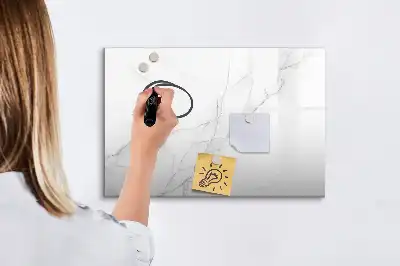 Magnetisk tavla med penna dekorativ marmor