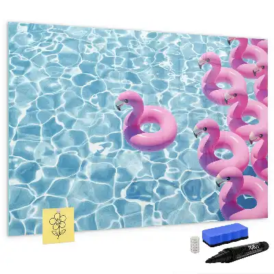 Magnetisk rittavla uppblåsbar flamingo