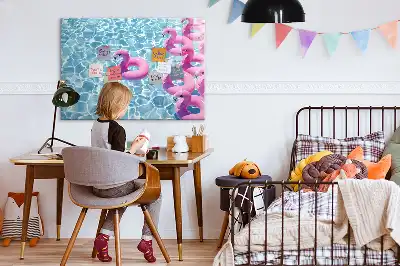 Magnetisk rittavla uppblåsbar flamingo