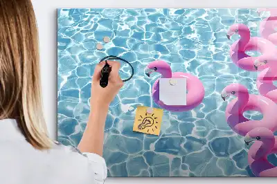 Magnetisk rittavla uppblåsbar flamingo