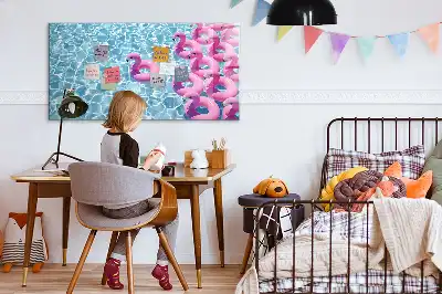 Magnetisk rittavla uppblåsbar flamingo