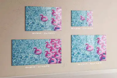 Magnetisk rittavla uppblåsbar flamingo