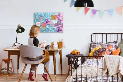 Magnetisk rittavla uppblåsbar flamingo