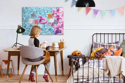 Magnetisk rittavla uppblåsbar flamingo