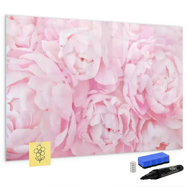 Magnetisk rittavla med blommotiv
