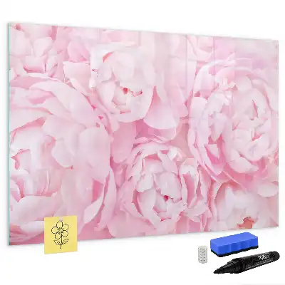 Magnetisk rittavla med blommotiv