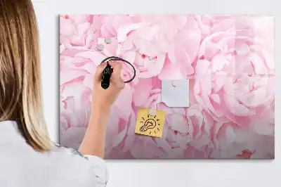 Magnetisk rittavla med blommotiv